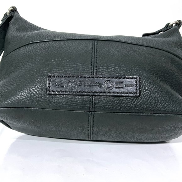 Vintage Fossil 75082 Black Leather Shoulder Purse - Picture 16 of 17